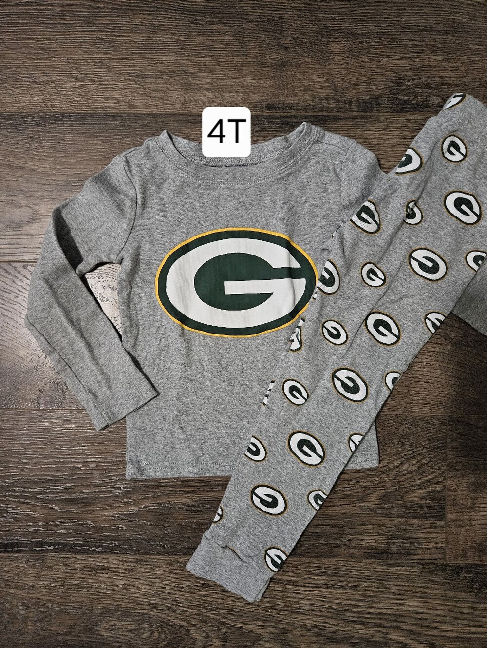 NFL Green Bay Packers 4T 2 piece pajamas